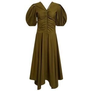 LOVE THE LABEL SYDNEY OLIVE DRESS $355 SIZE MEDIUM